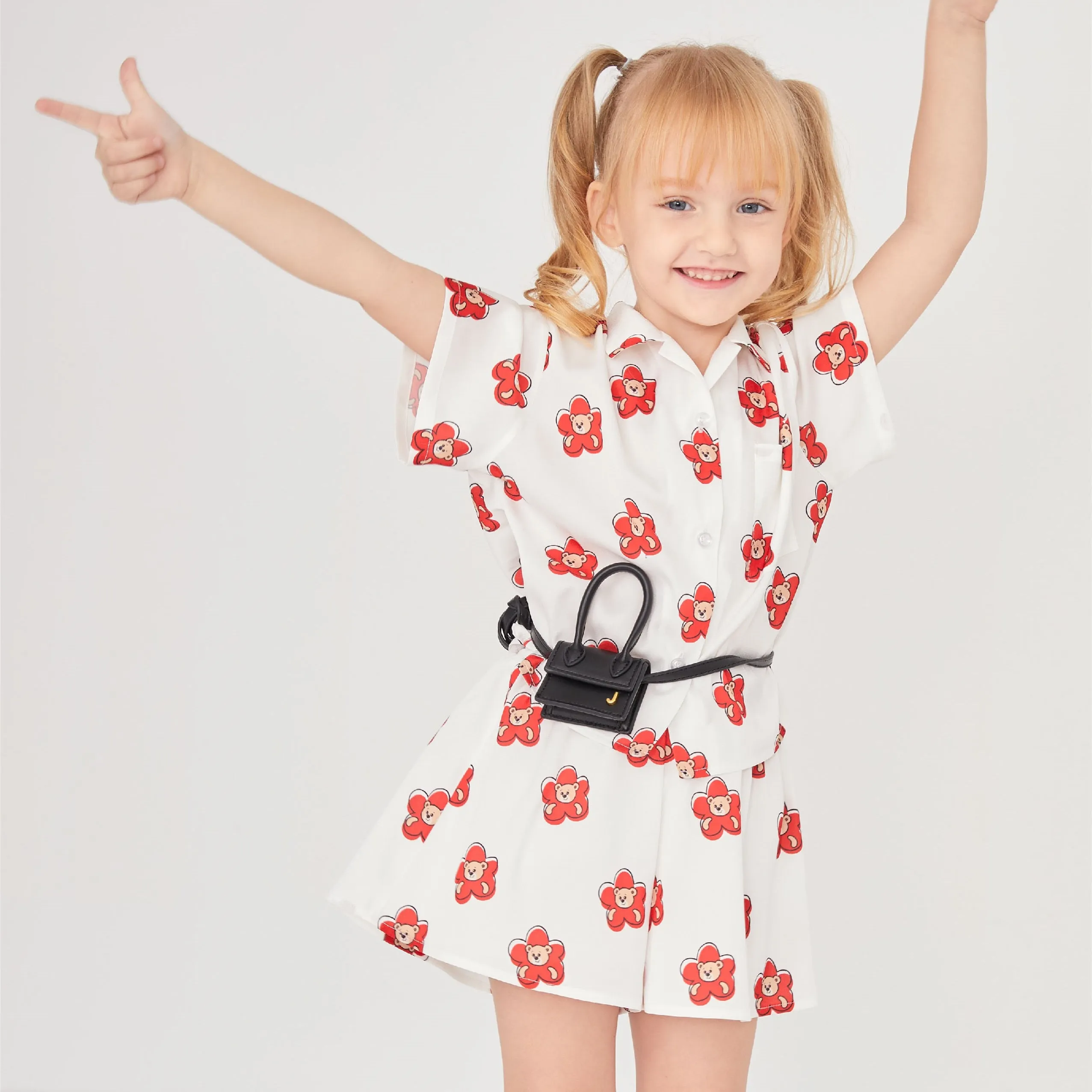 2 Pcs  Girls Pants Suit 402292  -   (8-9Y)