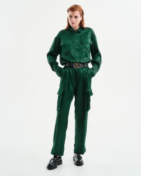 Access - Satin Cargo Pants