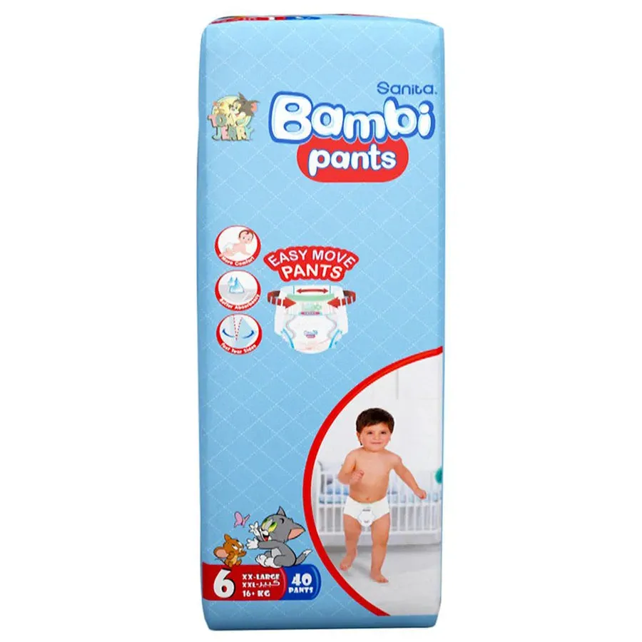 Bambi Pants Jumbo Pack Size 6 XXL  16 kg - 40's