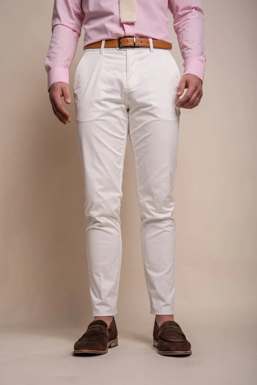 Cavani Mario Ecru Two Piece Suit