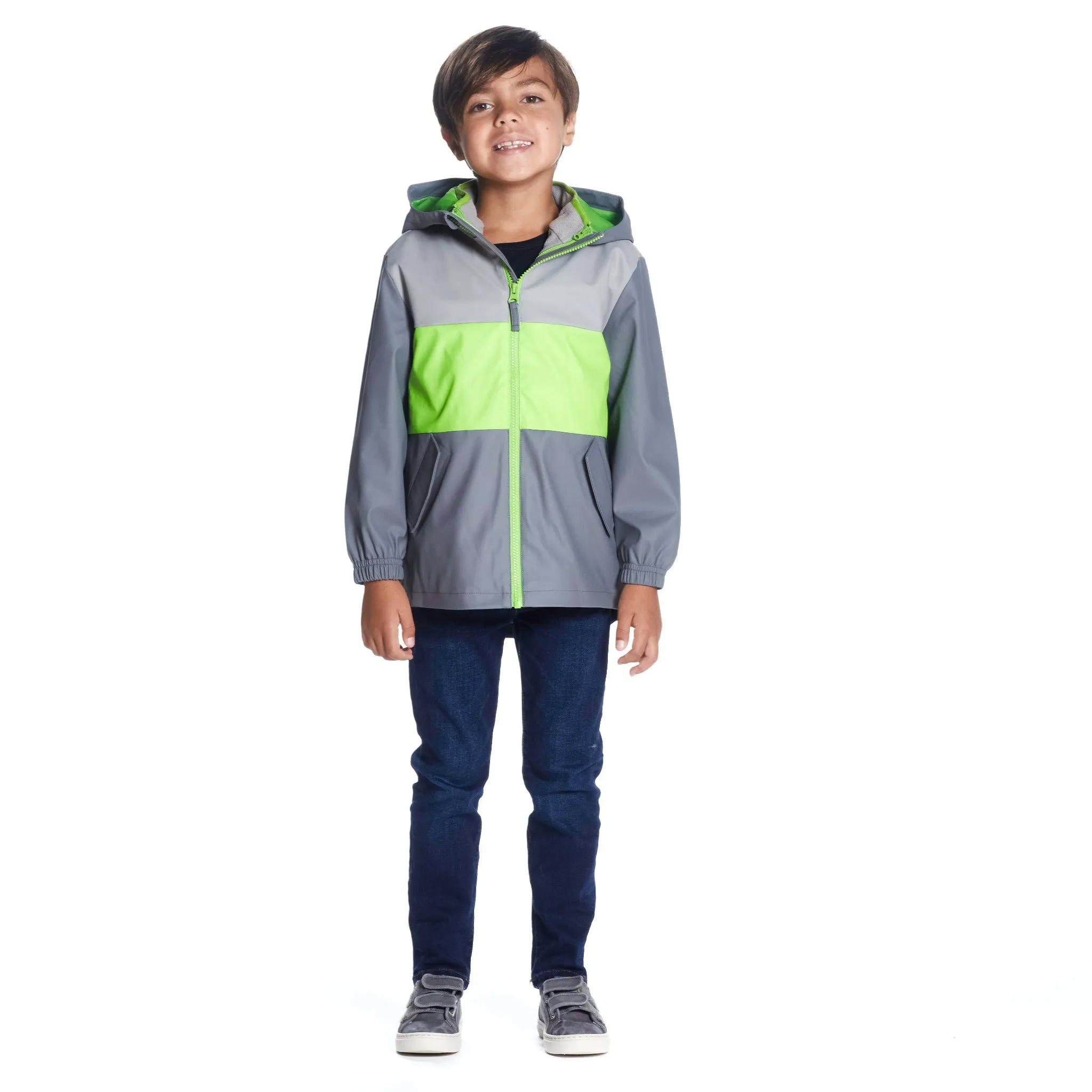 Colorblock Raincoat