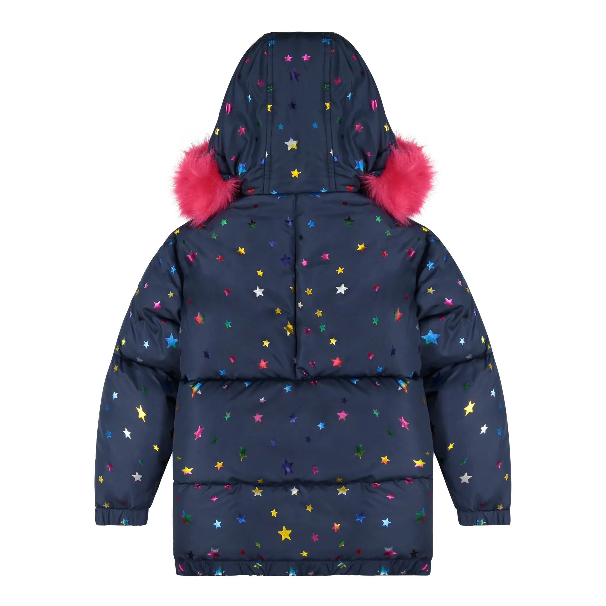 Girls Star Sprinkled Nordic Coat