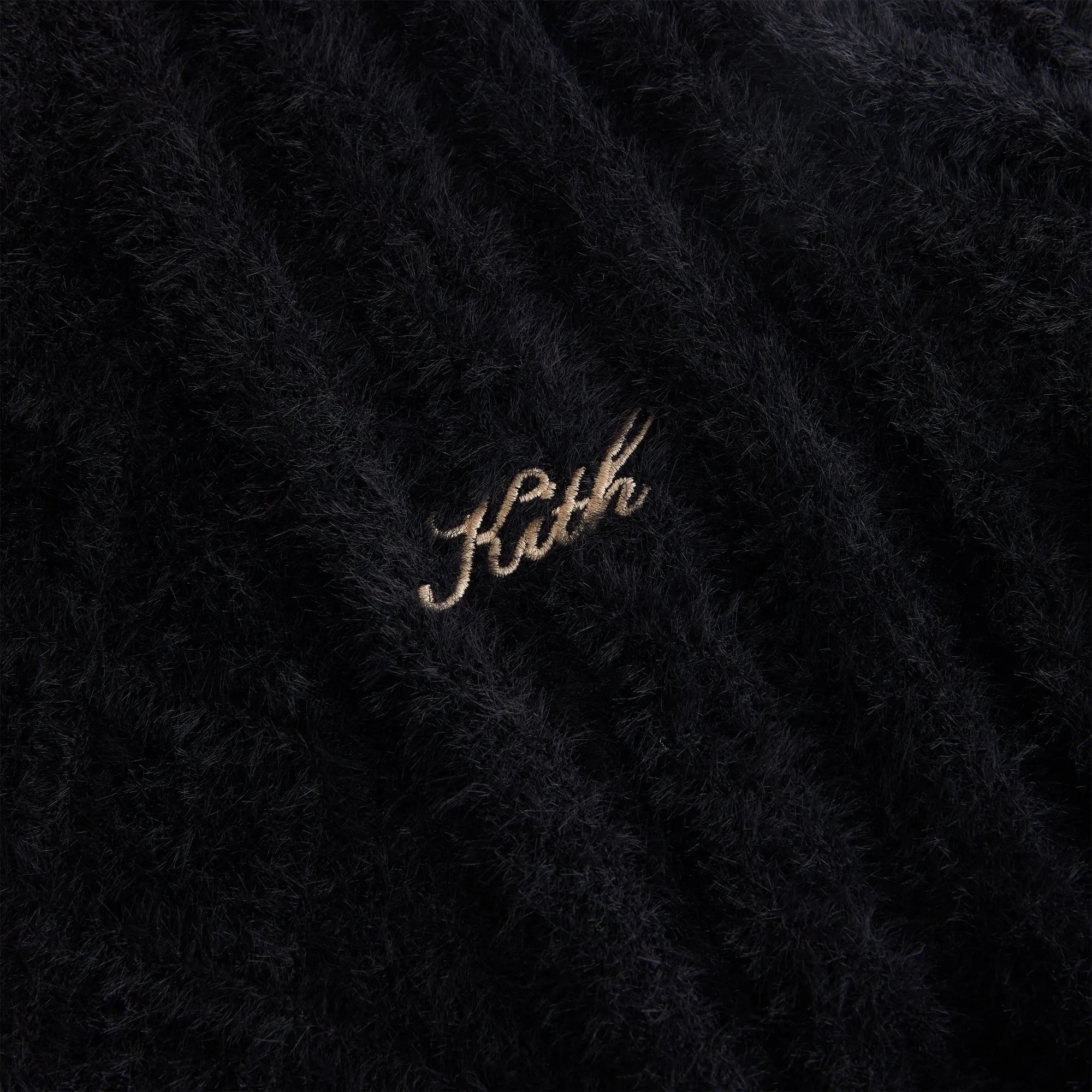 Kith Women Maddox Mohair Cropped Long Sleeve - Black