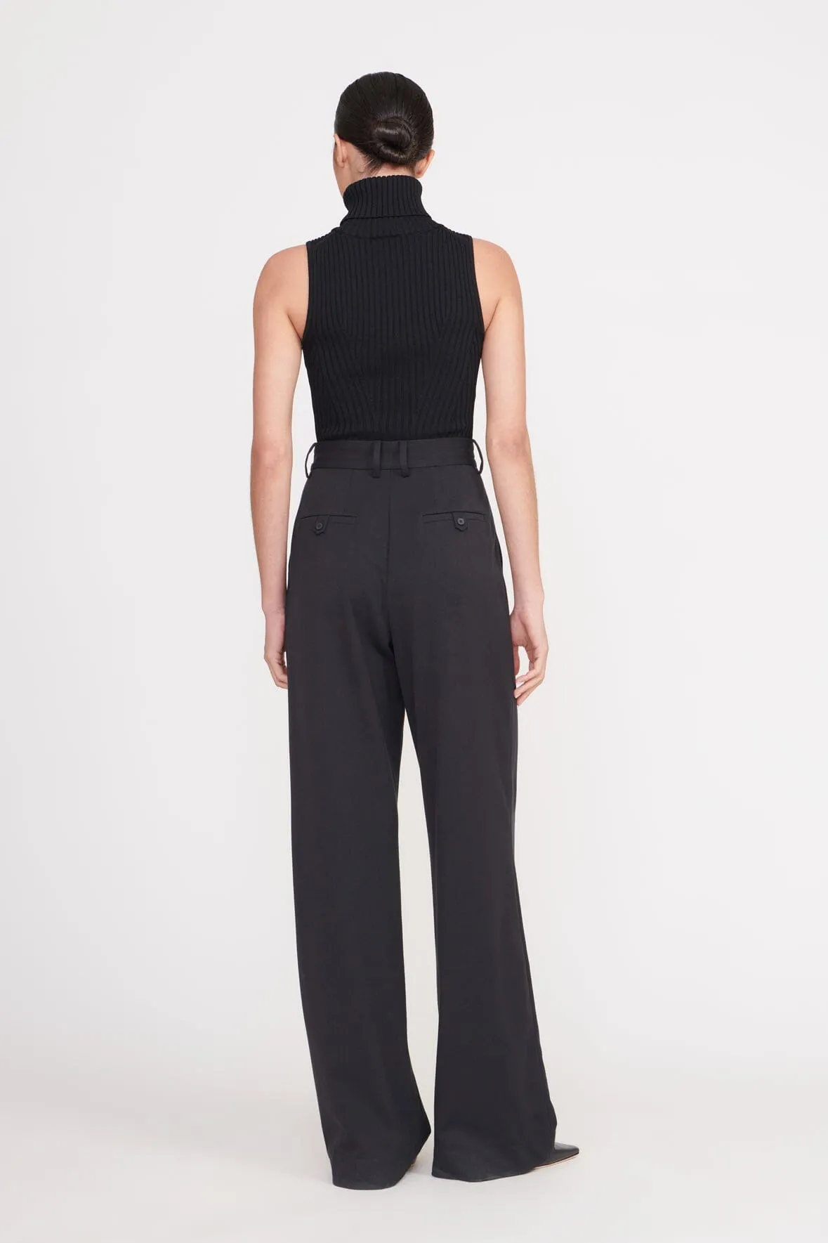 LUISA PANT | BLACK SUITING
