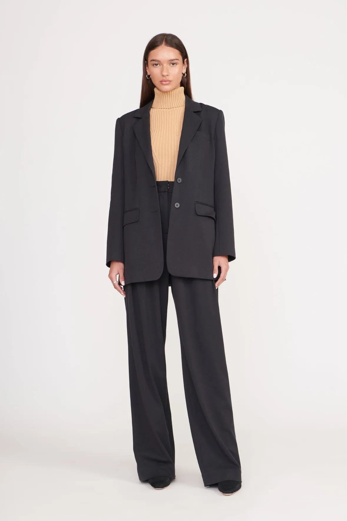 LUISA PANT | BLACK SUITING