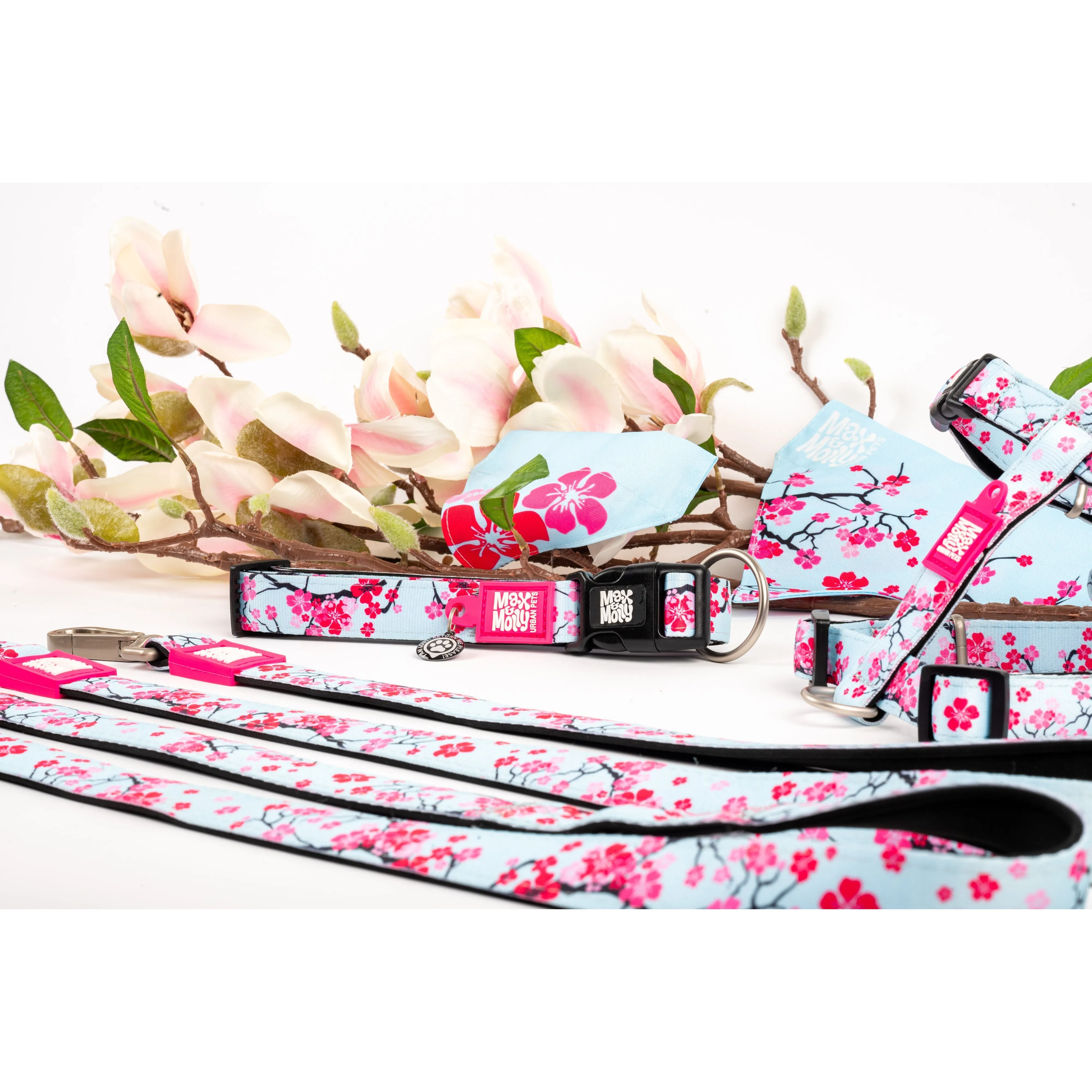 Max & Molly Cherry Bloom Bandana Large***