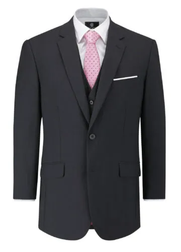 Oslo Black Male Fit Suit Jacket