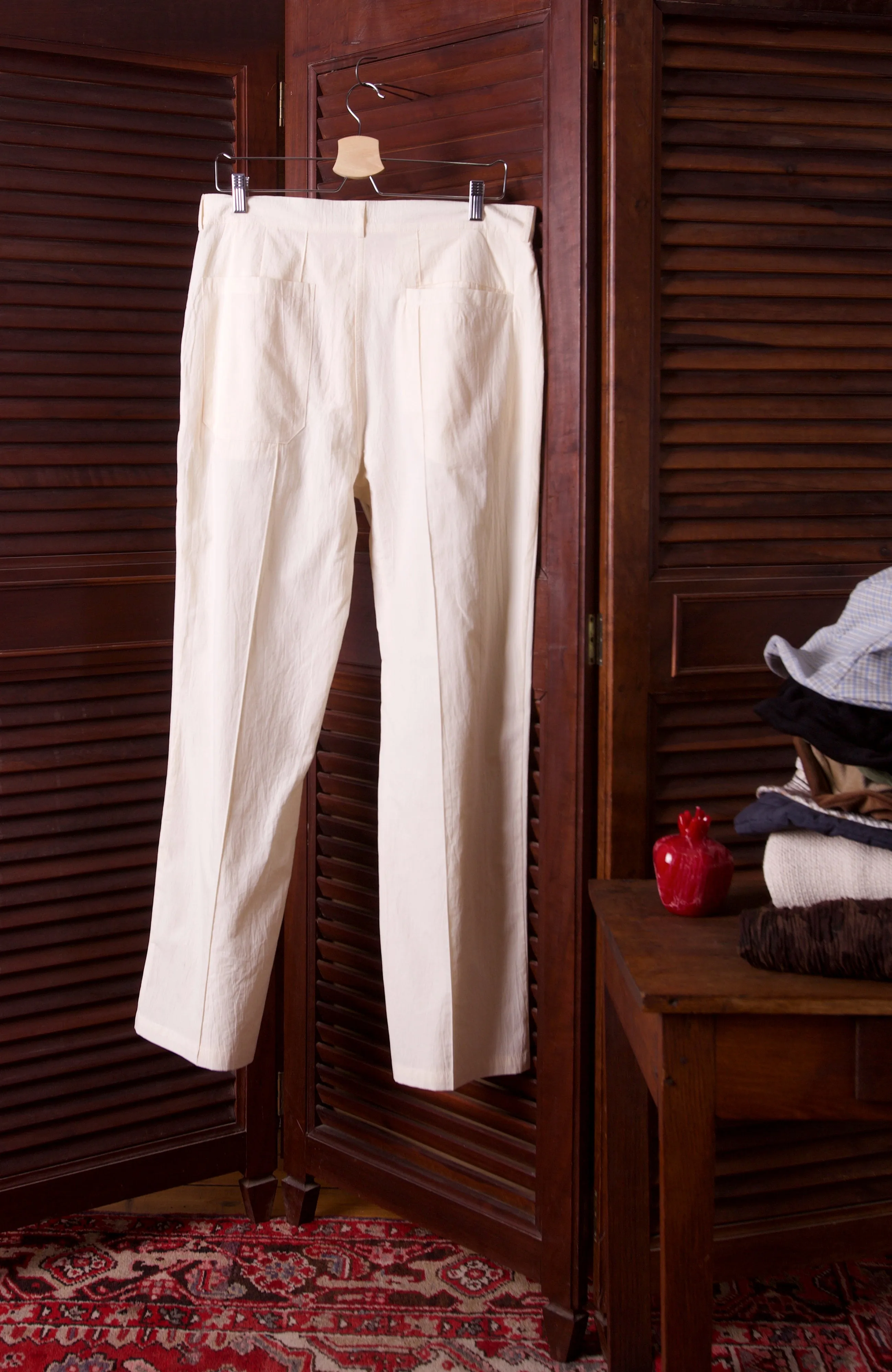 Smart Pants, White - Size 2
