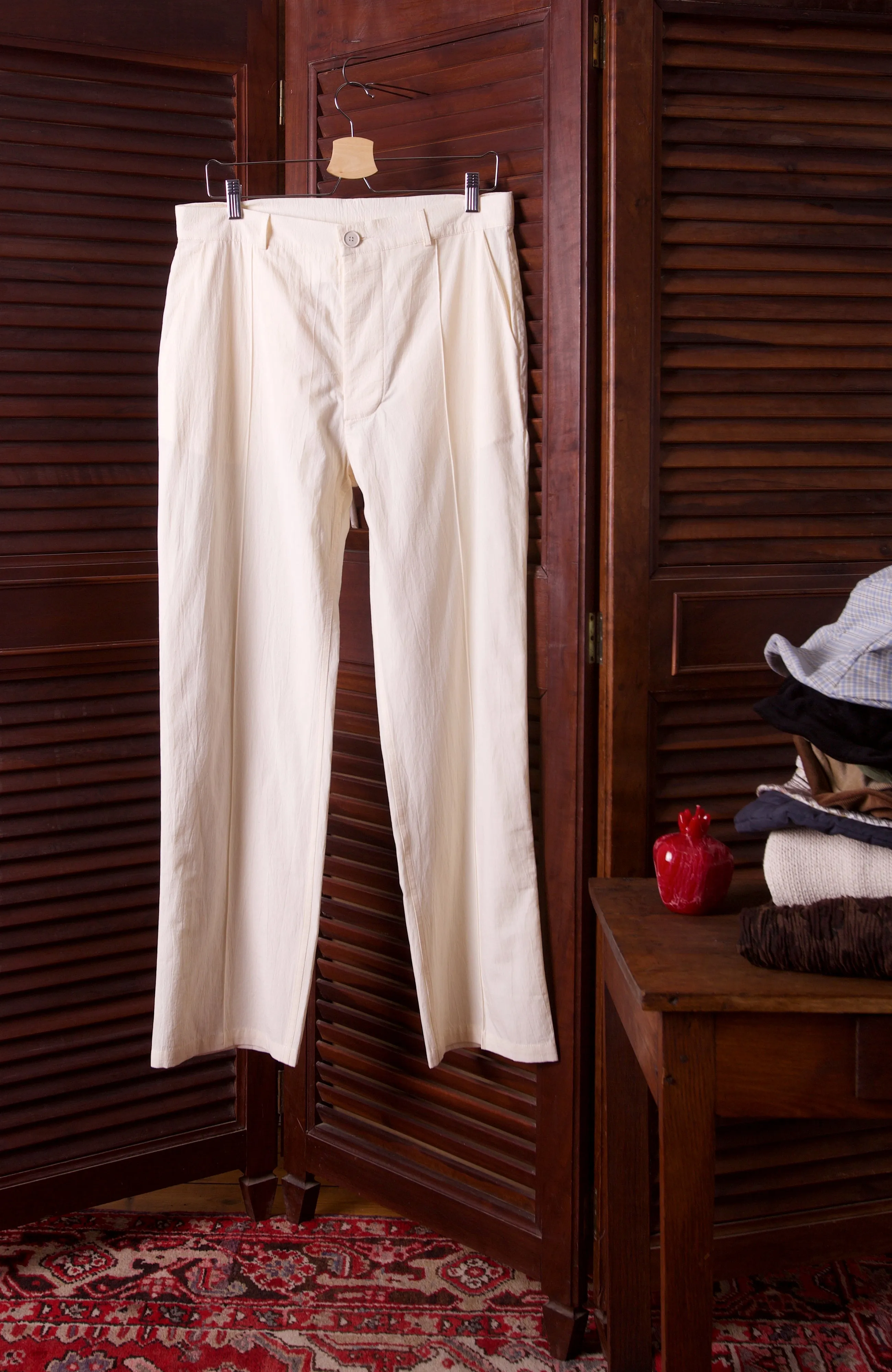 Smart Pants, White - Size 2